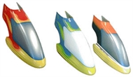 SHUTTLE FIBERGLASS PAINTED CANOPY (YELLOW)
