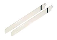 CARBON MAIN ROTOR BLADES, 700mm FAI